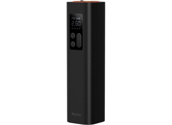 Baseus Car Tool Super Mini Inflator Tire Pump 15sec Fast Inflation, 4 Tires in 25 Minutes, Black
